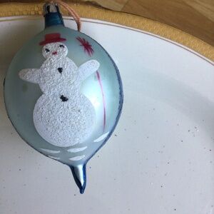 Vintage Tear Drop Ornament